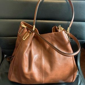 Authentic Coach - Leather Phoebe Cognac